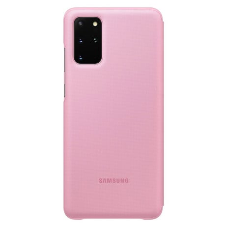 Оригинальный чехол-книжка Samsung LED View Cover для Samsung Galaxy S20 Plus pink (EF-NG985PPEGRU)