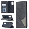 Чехол-книжка Rhombus Texture на Samsung Galaxy A52/A52s - черный