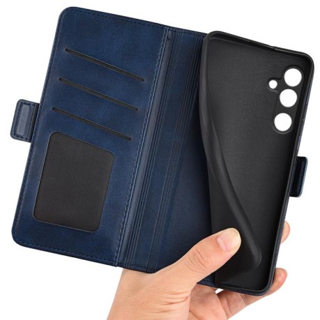 Чехол-книжка Dual-side Magnetic Buckle для на Samsung Galaxy M16 / F16 - синий