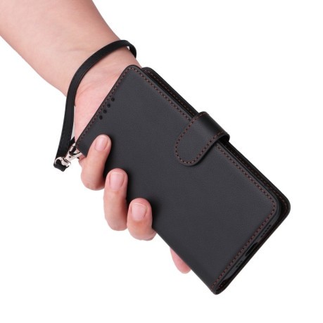 Чехол-книжка BETOPNICE BN-005 2 in 1 Detachable Imitate Genuine Leather для iPhone 16 Pro Max - черный