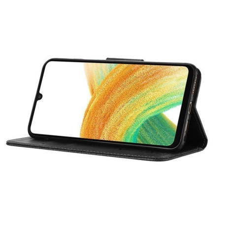 Чохол-книжка Embossed Butterfly  для Samsung Galaxy A36/A56 5G - чорний
