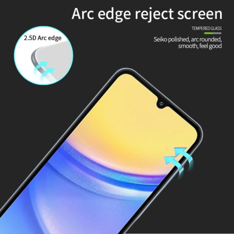 Защитное стекло PINWUYO 9H 3D Full Screen на Samsung Galaxy A16 5G - черное