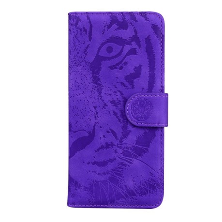 Чохол-книжка Tiger Embossing для Realme 11 4G Global - фіолетовий