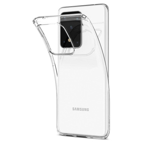Оригинальный чехол Spigen Liquid Crystal для Samsung Galaxy S20 Ultra Crystal Clear
