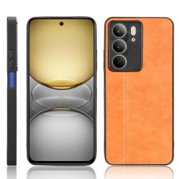 Чохол із простроченням Sewing Cow Pattern на Realme C75 - жовтий