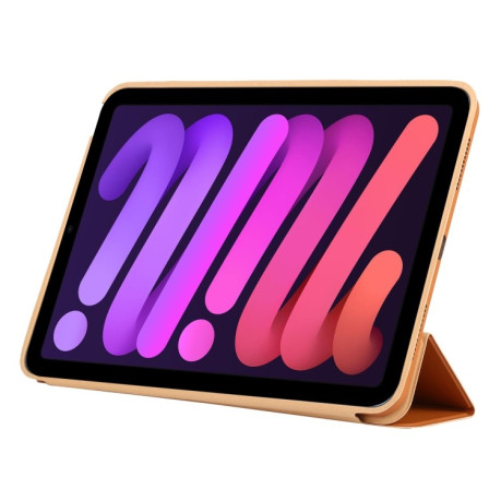 Чехол-книжка 3-fold Solid Smart для iPad mini 6 - светло-коричневый