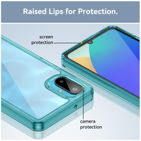 Протиударний чохол Colorful Acrylic Series Samsung Galaxy M06 5G - синій