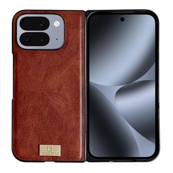 Чохол Crazy Horse для Google Pixel 10 Pro Fold — кавовий