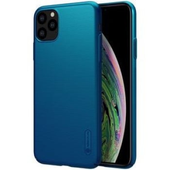 Чехол NILLKIN Frosted Shield усиленный матовый на iPhone 11 Pro Max - синий