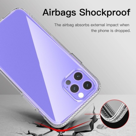 Противоударный чехол Airbag для iPhone 13 Pro Max - прозрачный