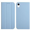 Чехол-книжка 3-Folding Ultrathin Skin Feel для iPhone XR - голубой