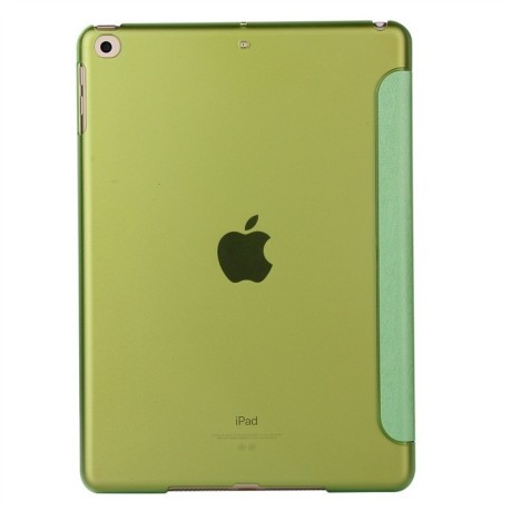 Чехол-книжка Silk Texture на iPad 9/8/7 10.2 (2019/2020/2021) -зеленый