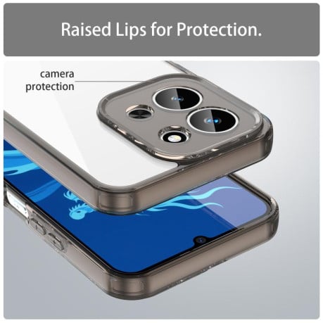 Чохол Airbag Shockproof гібрид на Xiaomi Redmi 15C 5G/4G EU 173mm/Poco C85 5G - чорний