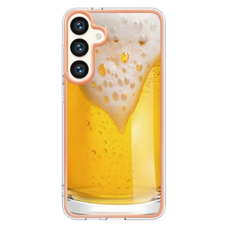 Противоударный чехол Electroplating IMD для Samsung Galaxy S24 5G - Beer