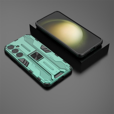 Противоударный чехол Supersonic для Samsung Galaxy S24+ 5G - зеленый