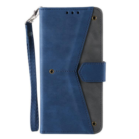 Чехол-книжка Stitching Skin Feel для Motorola Edge 60 Fusion - синий