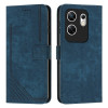 Чохол-книжка Skin Feel Stripe Pattern для Infinix Zero 30 4G - синій
