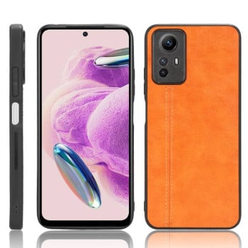 Ударозащитный чехол Sewing Cow Pattern для Xiaomi Redmi Note 12S 4G - оранжевый