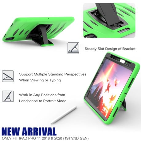 Противоударный чехол на iPad Pro 11 (2020)- зеленый