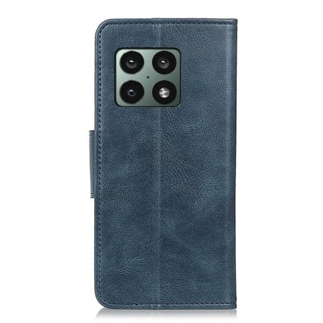 Чехол-книжка Mirren Crazy Horse Texture на OnePlus 10 Pro - синий