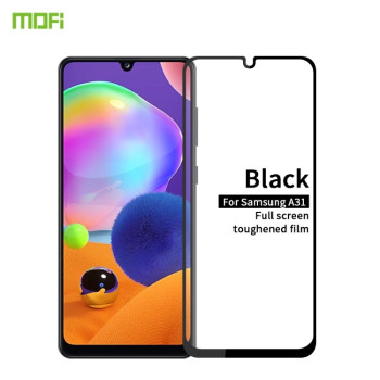 Защитное стекло MOFI 9H 3D Full Screen на Samsung Galaxy A31/A32 4G - черное