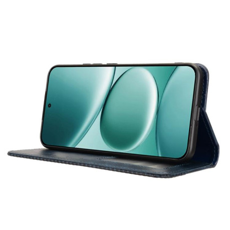 Чехол-книжка Magnetic Buckle Retro для Redmi Note 15 Pro 4G Global 165.8mm — синий