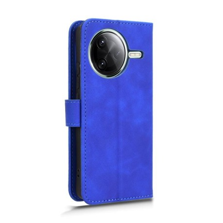 Чехол-книжка Retro Skin Feel Business Magnetic на Xiaomi Poco F7 Pro / F7 Ultra - синий