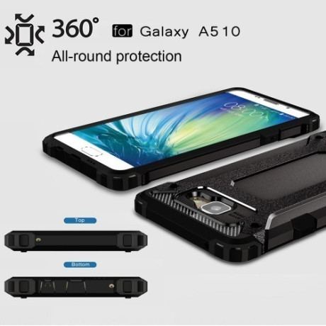 Протиударний Чохол Rugged Armor Black для Samsung Galaxy A5 (2016) / A510