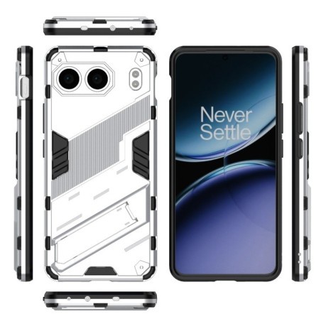 Протиударний чохол Punk Armor із підставкою на OnePlus Nord 4 5G Global - білий