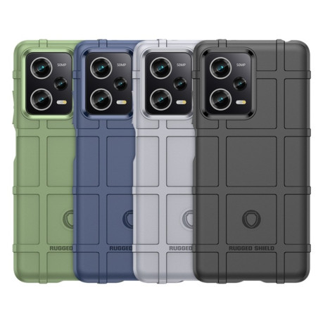 Противоударный чехол HMT Full Coverage на Xiaomi Redmi Note 12/ Poco X5 - армейский зеленый