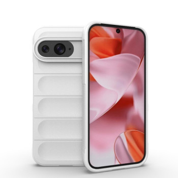 Силиконовый чехол Magic Flannel для Google Pixel 9 Pro - белый