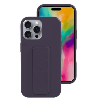 Силіконовий чохол Liquid Silicone Holder для iPhone 16 Pro Max - фіолетовий