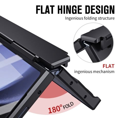 Протиударний чохол Diamond Case-film Integral Hinge Shockproof для Samsung Galaxy Fold 6 5G - чорний