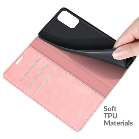 Чохол-книжка Retro Skin Feel Business Magnetic Xiaomi Poco M3 Pro/Redmi Note 10 5G/10T/11 SE - рожевий