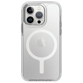 Оригинальный чехол UNIQ etui Combat Magclick Charging на iPhone 15 Pro Max - white/blanc white