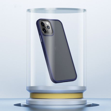 Противоударный чехол Benks Skin Hand Feeling Serie на iPhone 12 Pro Max - синий