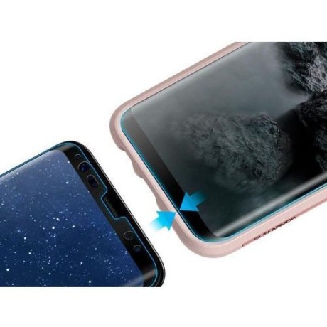 Оригінальне захисне скло Spigen Glas.Tr Case Friendly для Samsung Galaxy S9 Black