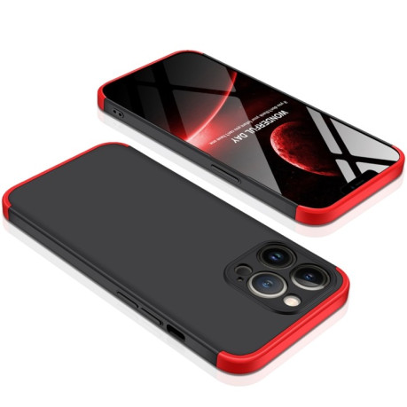 Противоударный чехол GKK Three Stage Splicing на iPhone 13 Pro - черно-красный