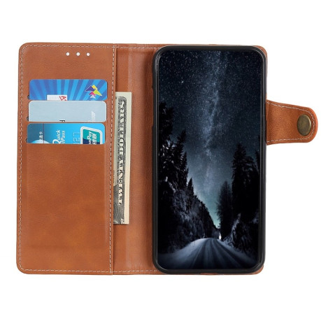 Чохол-книжка S-Type Stitching для OnePlus 11 5G - коричневий