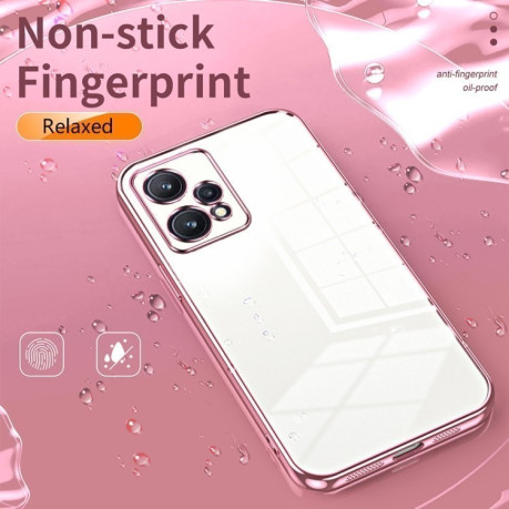 Противоударный чехол Space Fine Hole для Realme 9 Pro+ / Narzo 50 Pro - серебристый