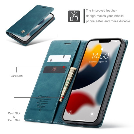 Чехол CaseMe-013 Multifunctional на iPhone 13 Pro Max - синий