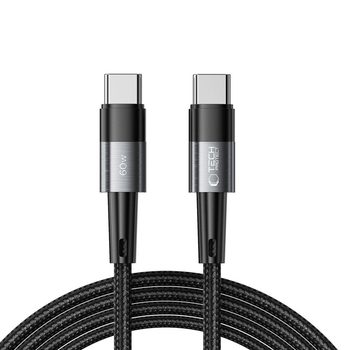 Оригинальный кабель USB-C / USB-C Tech-Protect UltraBoost PD 2 м 60 Вт на устройства USB-C — серый