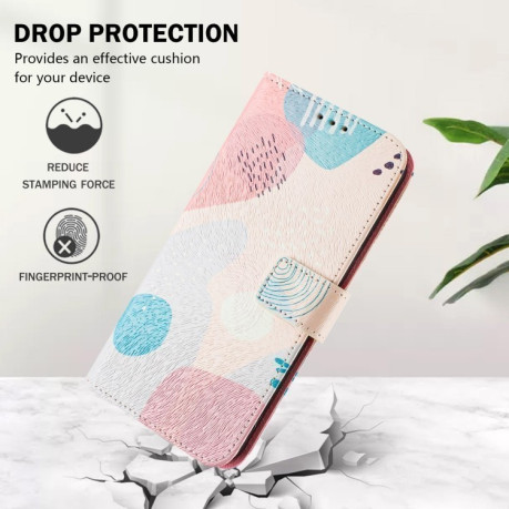 Чохол-книжка Colored Drawing Pattern для iPhone 16e - кольоровий