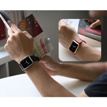 Кожаный Ремешок Baseus Modern Series Khaki для Apple Watch 38 mm