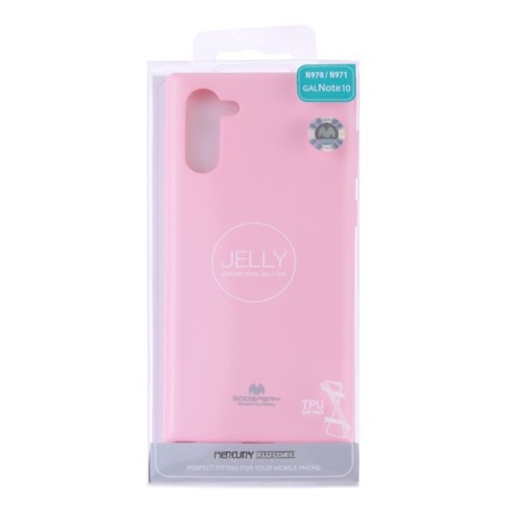 Чохол MERCURY GOOSPERY JELLY на Samsung Galaxy Note 10-рожевий