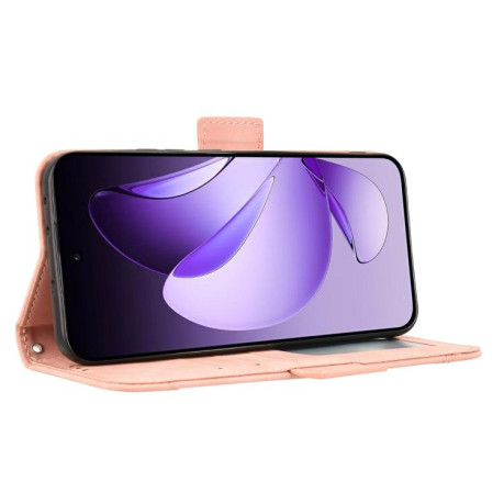 Чехол-книжка Skin Feel Calf на OPPO Reno13 5G Global - розовый