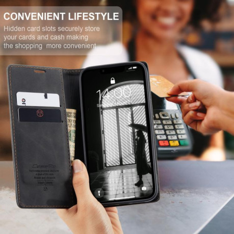 Чехол-книжка CaseMe-013 Multifunctional на iPhone 16e - черный