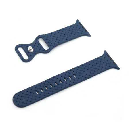 Ремешок Weave Texture для Apple Watch Series 8/7 41mm/40mm /38mm - синий