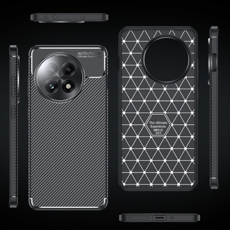 Ударозахисний чохол HMC Carbon Fiber Texture на OnePlus 13R/Ace 5/Ace 5 Pro/5 Pro - чорний