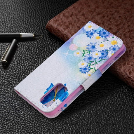 Чохол-книжка Colored Drawing Series Samsung Galaxy S20 FE - Butterflies Love Flower